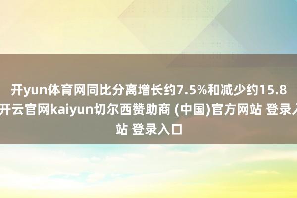 开yun体育网同比分离增长约7.5%和减少约15.8%-开云官网kaiyun切尔西赞助商 (中国)官方网站 登录入口