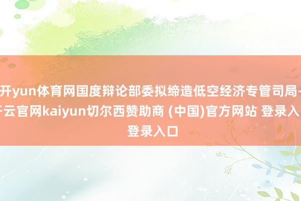 开yun体育网国度辩论部委拟缔造低空经济专管司局-开云官网kaiyun切尔西赞助商 (中国)官方网站 登录入口